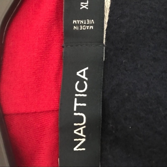NAUTICA Zip Up Hoodie with Large Arm Spellout - Picture 3 of 11